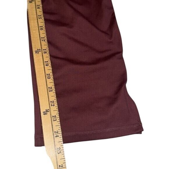 Jockey Womens Burgundy Flared Yoga Pants S - Picture 5 of 5